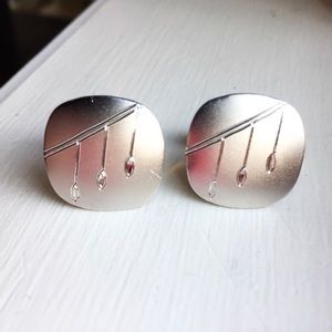 Vintage Sterling Silver Cuff Links